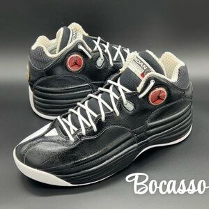Nike Air Jordan Jumpman Team 1 Men Size 9  644938-002 Black White Shoes